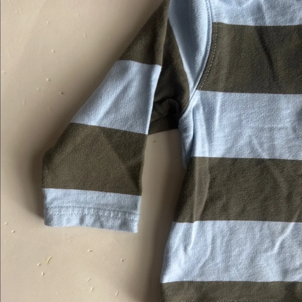 Carter’s Striped Blue & Green Boys Shirt 12 Months